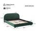 Simple Modern Bedroom Double Upholstered Bed