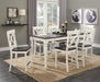 Gathering Dining Table With Leaf - Brown / White