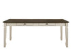 Fedele - Dining Table - Weathered Oak & Cream