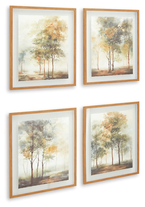 Bryneford - Wall Art Set (Set of 4) - Multi