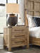 Ridgester - Three Drawer Night Stand - Light Brown