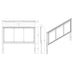 Melissa - 5 Piece Storage Bedroom Set With Padded Headboard