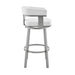 Cohen - Swivel Bar Stool - Silver Finish