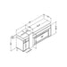 Zorra - Entertainment Unit With Bluetooth Speaker - Gray