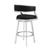 Saturn - Counter Height Bar Stool - Brushed Stainless Steel