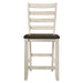 Tasnim - Counter Height Chair (Set of 2) - Oak & Antique White