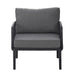 Outdoor Patio Club Chair, Waterproof Thick Cushion Deep Seating