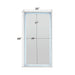 Noralie - Floor Mirror - Faux Diamonds & Mirrored