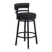 Titana - Swivel Barstool - Black Finish