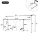 Bathroom Vanity Cabinet Only, 3 Drawers & 4 Doors With Double Layer Shelves - White