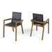 Belfast - Dining Chair With Acacia Wood Frame And Seating (Set of 2)