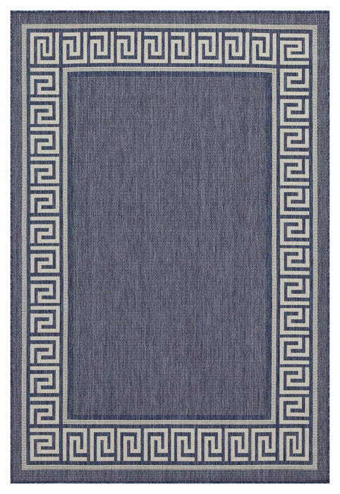 Sunshine - 5'3" X 7'3" Polypropylene Indoor, Outdoor Area Rug - Blue
