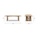 Carmel - 8 Seater Dining Table - Antique Brown