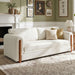 Modern 3 Seater Upholstered Couch Sofa For Living Room