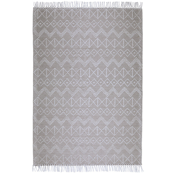 Orton - 6' X 9' Area Rug - Ivory / Taupe