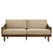 3 Seater Sofa With Rattan Armrests