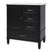 30" Bathroom Vanity With Sink, 3 Drawers, Adjustable Feet