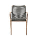 Oasis And Brielle - Outdoor 5 Piece Light Eucalyptus And Concrete Dining Set