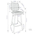 Raya - Upholstered Counter Height Stool (Set of 2)