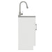 Modern Shaker All-In-One Laundry Utility Sink And Cabinet With Pull-Out Faucet