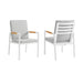 Royal - Aluminum And Teak Outdoor Dining Chair (Set of 2)