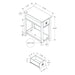 Accent End Table, 2 Tier, Narrow, Lamp, Storage Drawer, Charming Design