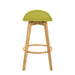 Vera - Upholstered Wood Counter Height Barstool
