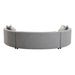 Ivria - Sectional Sofa With 9 Pillows - Gray Boucle