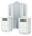 Kozlani - Vanity With Mirror - White