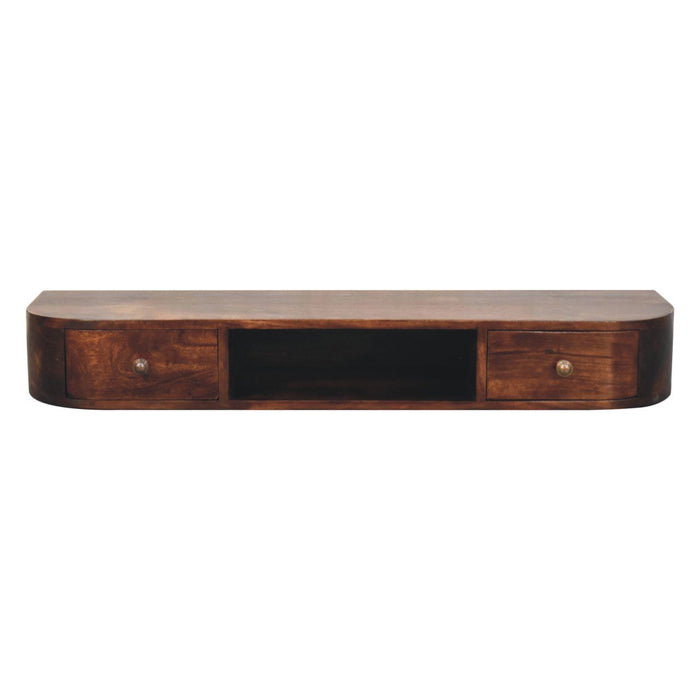 Lunar Floating Console With 2 Drawer