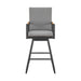 Crown - Outdoor Patio Swivel Bar Stool Set