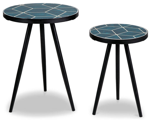 Clairbelle - Teal - Accent Table (Set of 2) Sacramento Furniture Store Furniture store in Sacramento