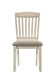 Fedele - Side Chair (Set of 2) - Tan Fabric & Cream
