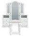 Kozlani - 3 Pc. - Vanity, Mirror And Stool - White
