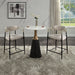 Jaramillo - Counter Height Table - Natural Marble Top & Black