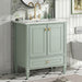 Freestanding Vanity With 1 Drawer & 2 Soft Close Doors With Door Mounted Storage