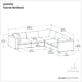 Jasmine - Handcrafted Sectional Sofa