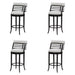 Telia - Upholstered Swivel Bar Height Barstool