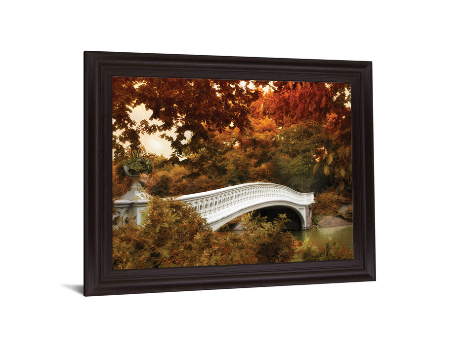 Golden Canopy Crossing - 28" x 34" Framed Wall Art