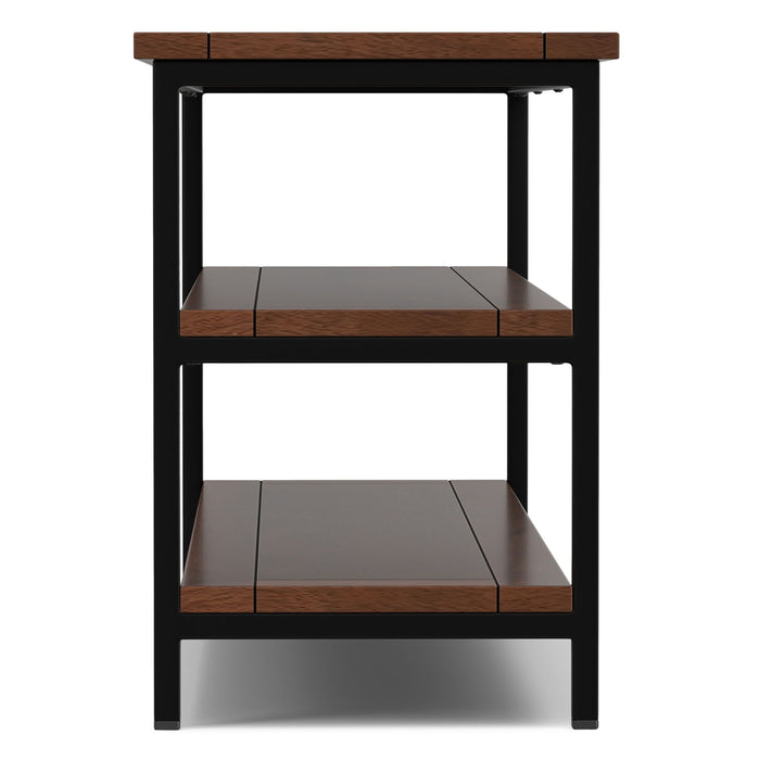 Skyler - TV Media Stand - Dark Cognac Brown