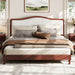 Platform Bed With Upholstered Headboard