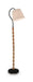 Corinwell - Wood Floor Lamp - Brown / Black