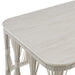 Breeze - Powder Coated Metal Rectangle Outdoor Coffee Table With Sintered Stone Table Top - Cream