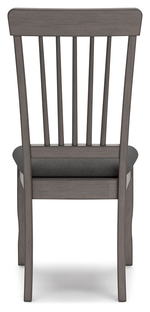 Shullden - Gray - Dining Room Side Chair (Set of 2) Sacramento Furniture Store Furniture store in Sacramento