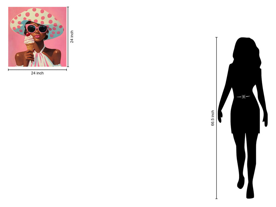 Cherry Delight Essence - 24" x 24" Framed Wall Art