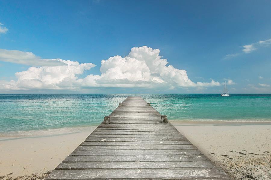 Infinity Pier By Danita Delimont (Small) - Blue