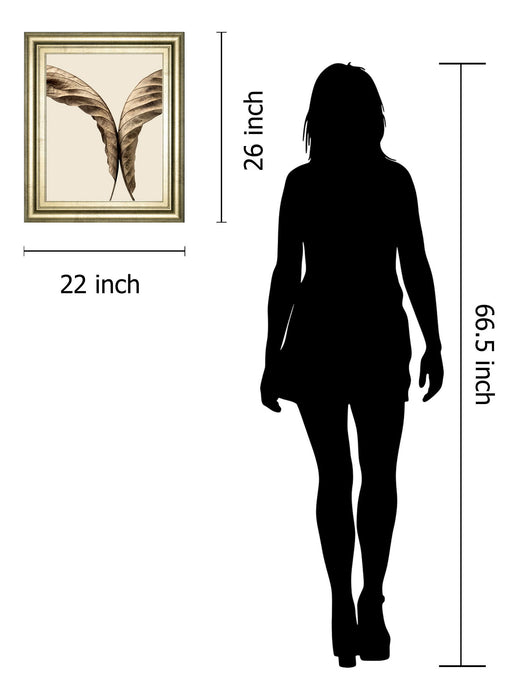 Turning Leaves Il By Jeff Friesen - Framed Print Wall Art - Dark Brown