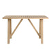 Delfina - 63" Rectangular Outdoor Dining Table, Seats 4 - Natural Eucalyptus