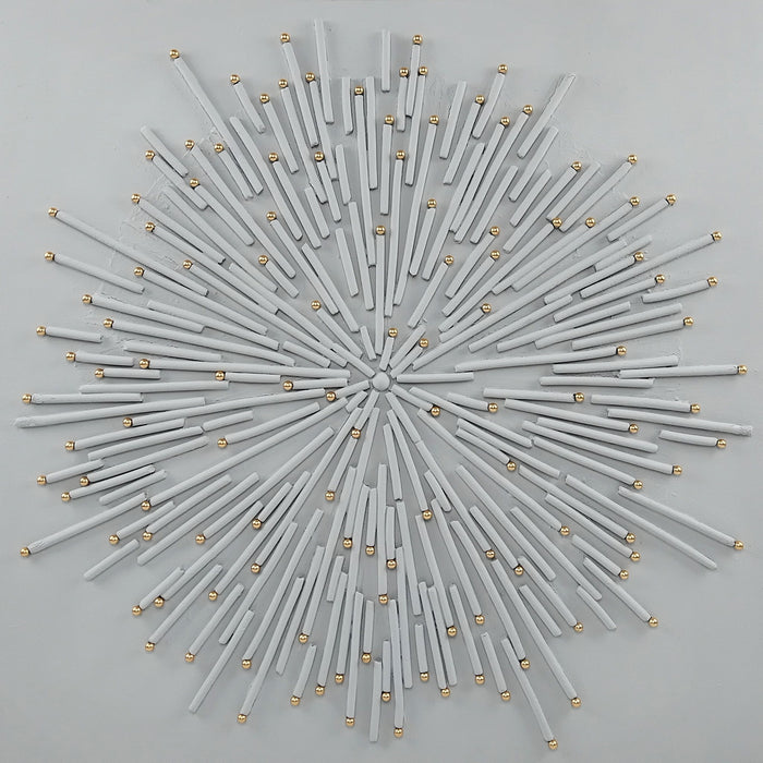 Radiant Lattice - 36" x 36" Framed Wall Art