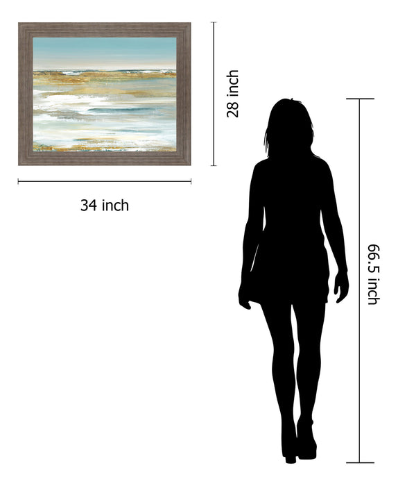 Golden Dusk - 28" x 34" Framed Wall Art